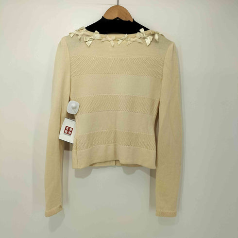 ルネ Rene リボンパールビジューカーディガン レディース JPN:34